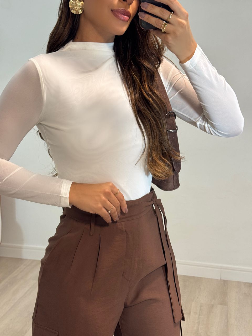 Blusa Tule Yasmim