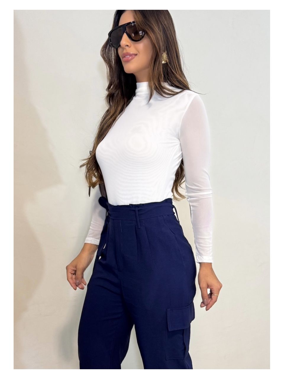 Blusa Tule Yasmim