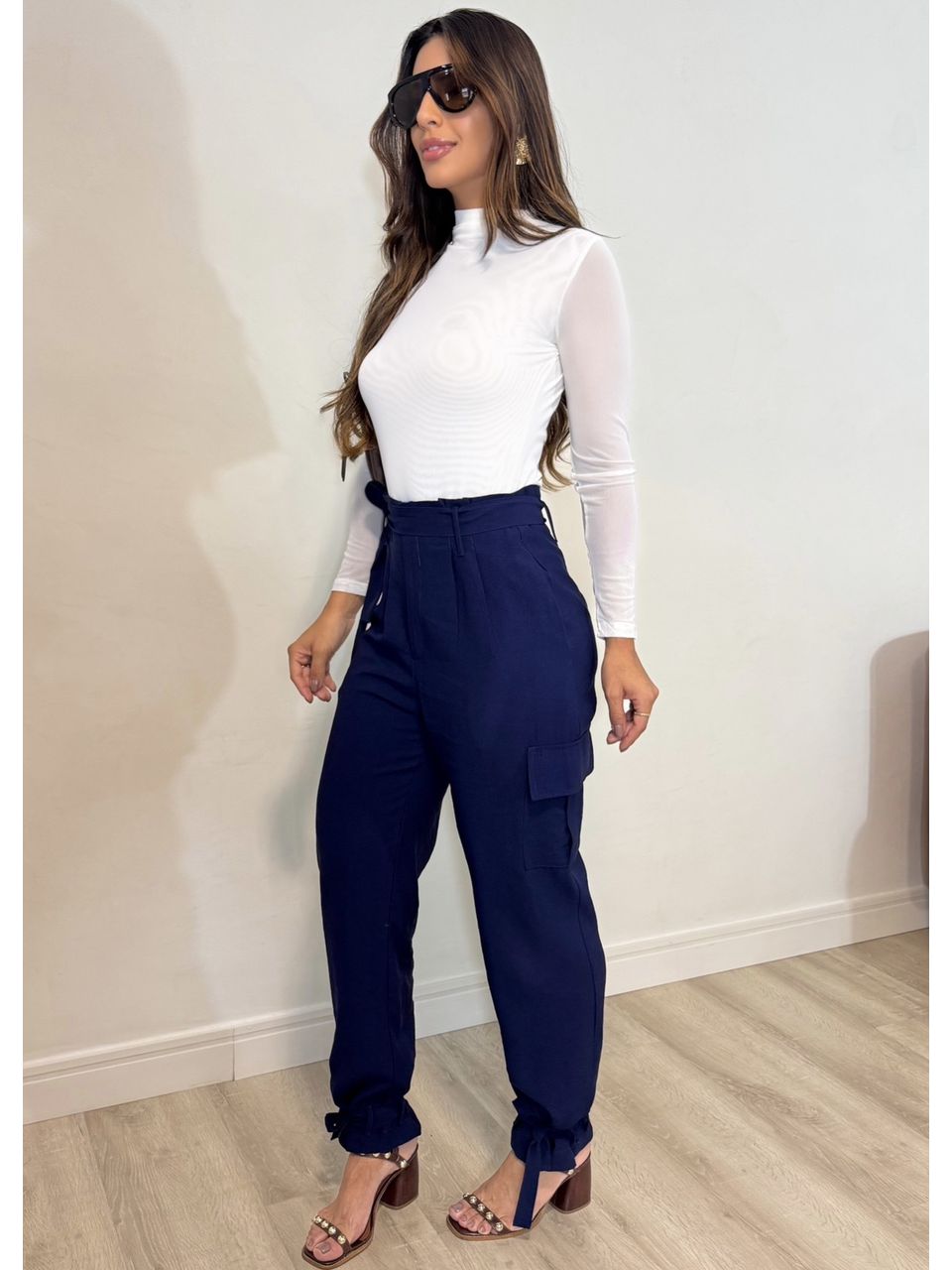 Calça com Amarração Jasmine