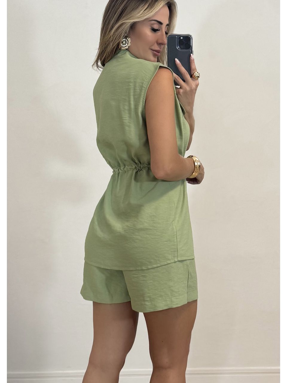Conjunto Short com Colete