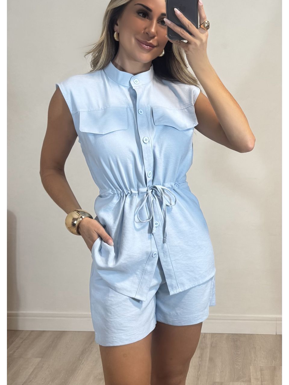 Conjunto Short com Colete