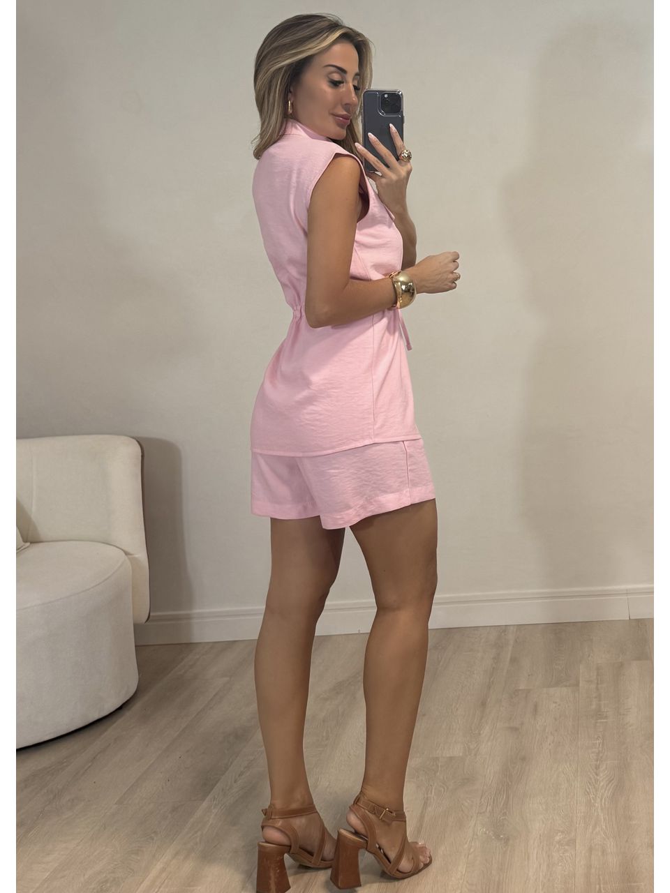 Conjunto Short com Colete