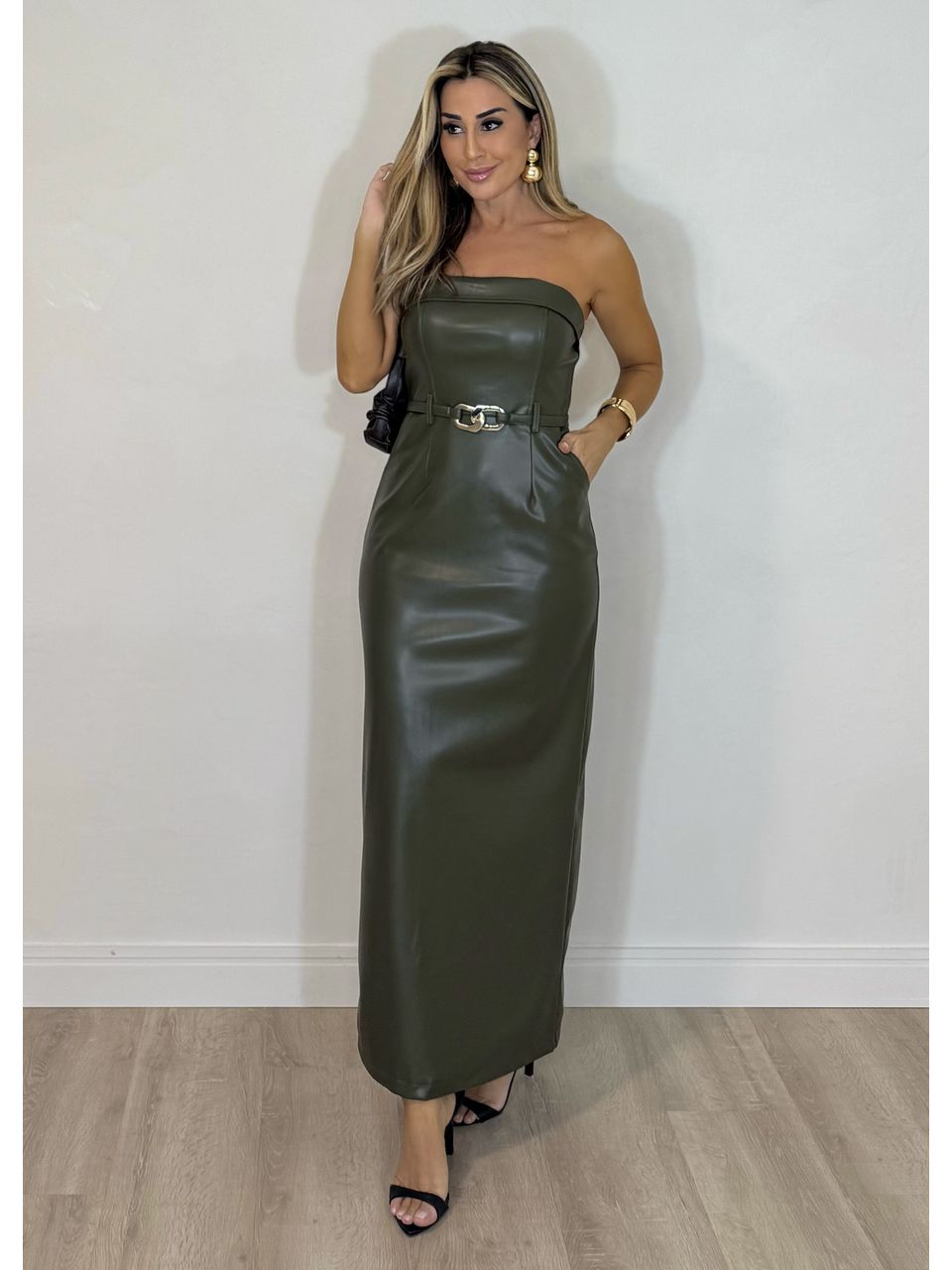 Vestido Midi Courino Tassia - 2344 - MADONNA BASIC