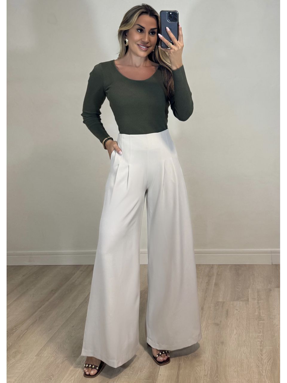 Calça Alfaiataria Esmeralda 