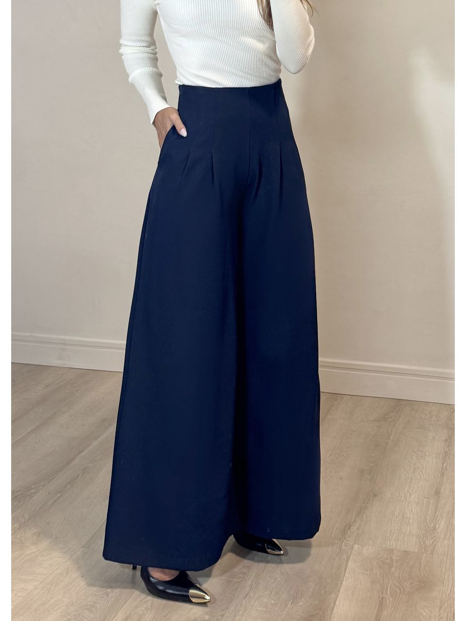 Calça Alfaiataria Esmeralda - 5048 - MADONNA BASIC