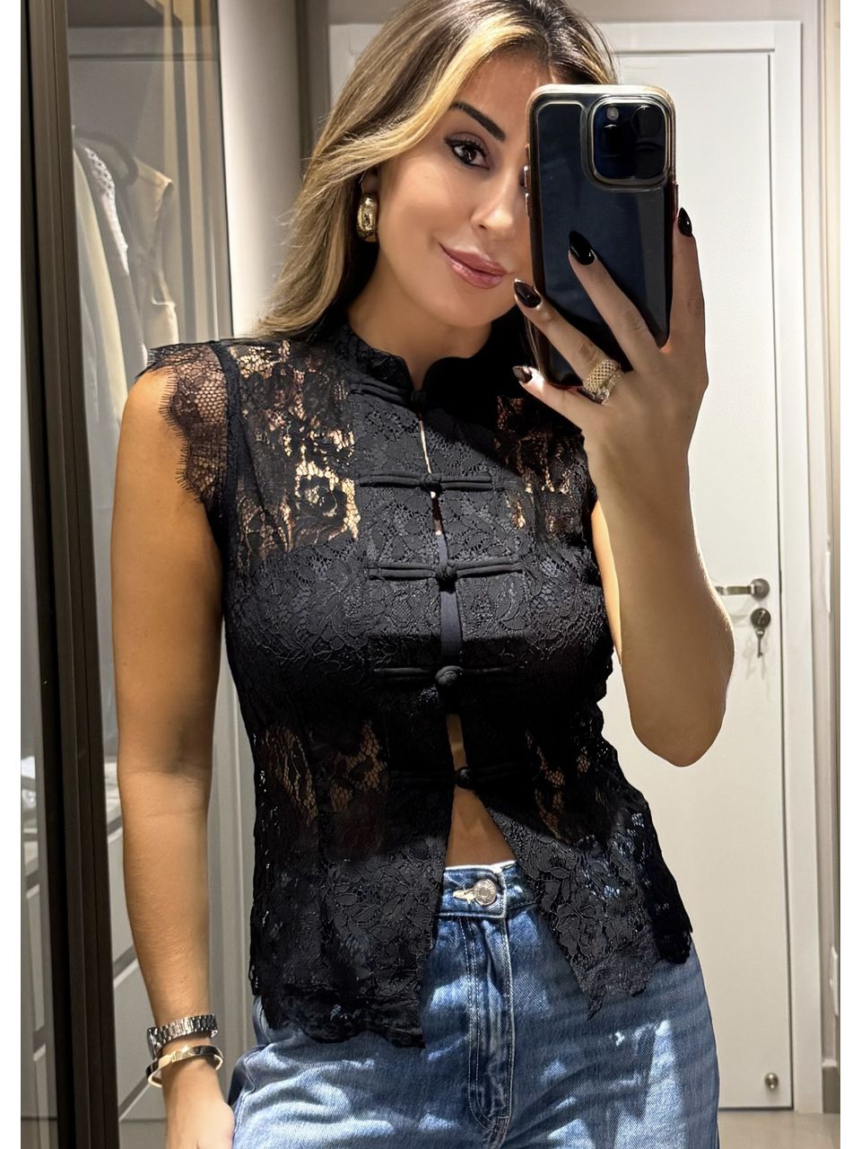 Blusa Renda Theodora - 3323 - MADONNA BASIC