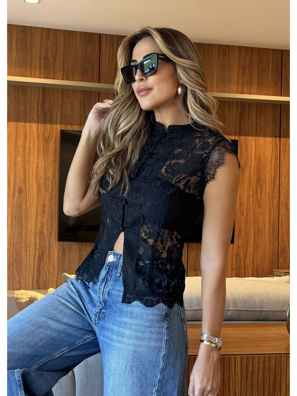 Blusa Renda Theodora