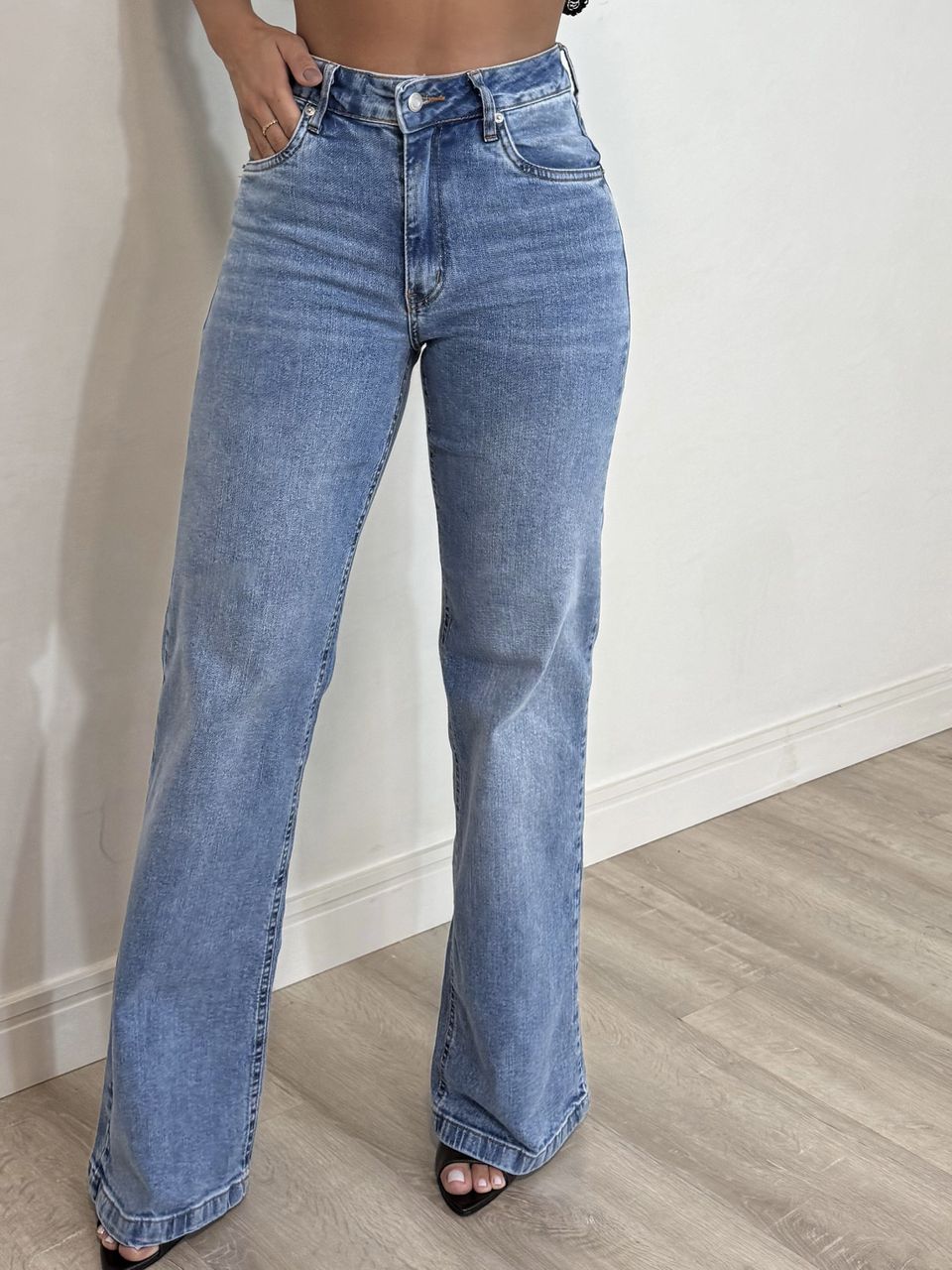 Calça Jeans Wide leg Renata - 3322 - MADONNA BASIC