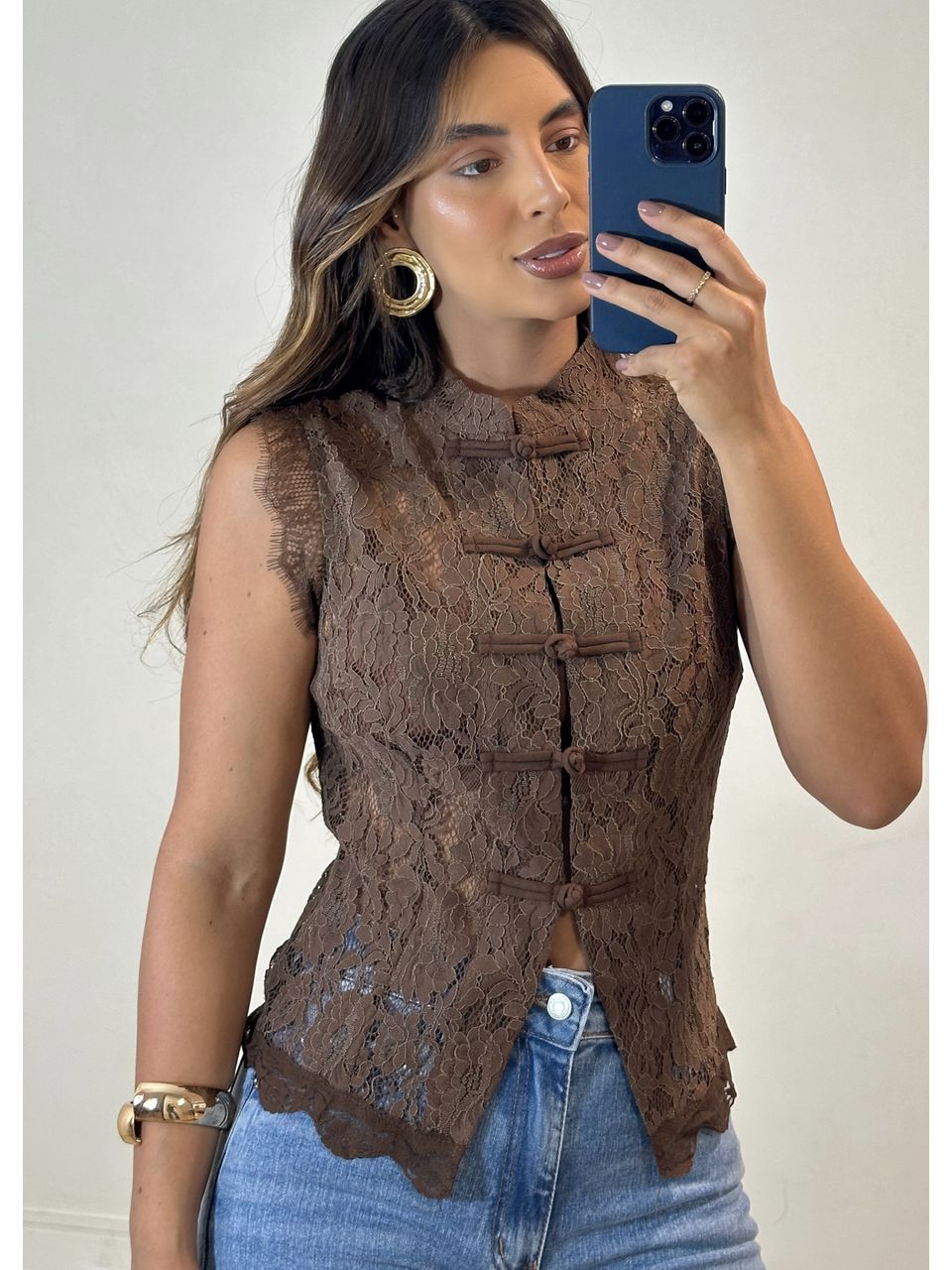 Blusa Renda Theodora