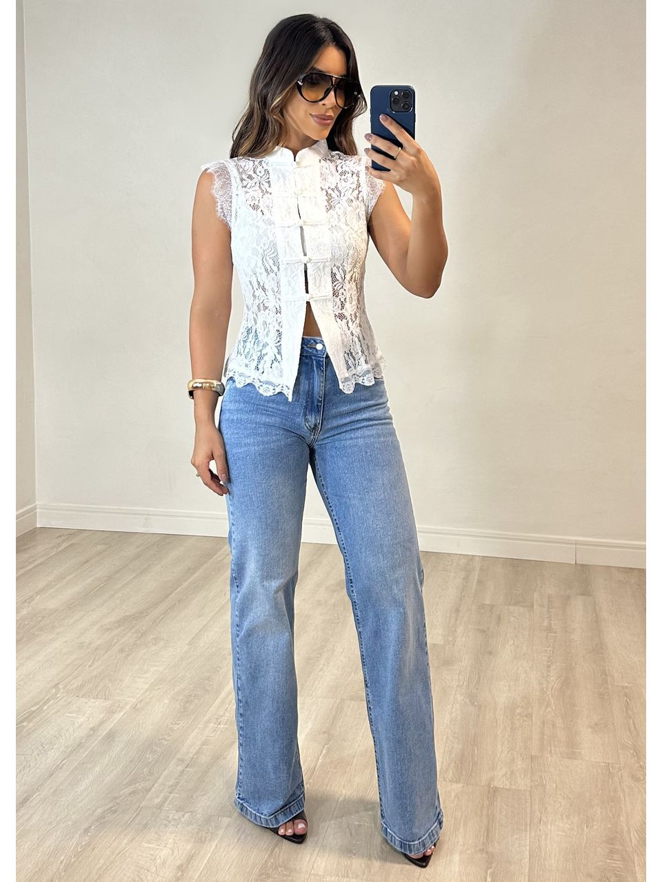 Blusa Renda Theodora