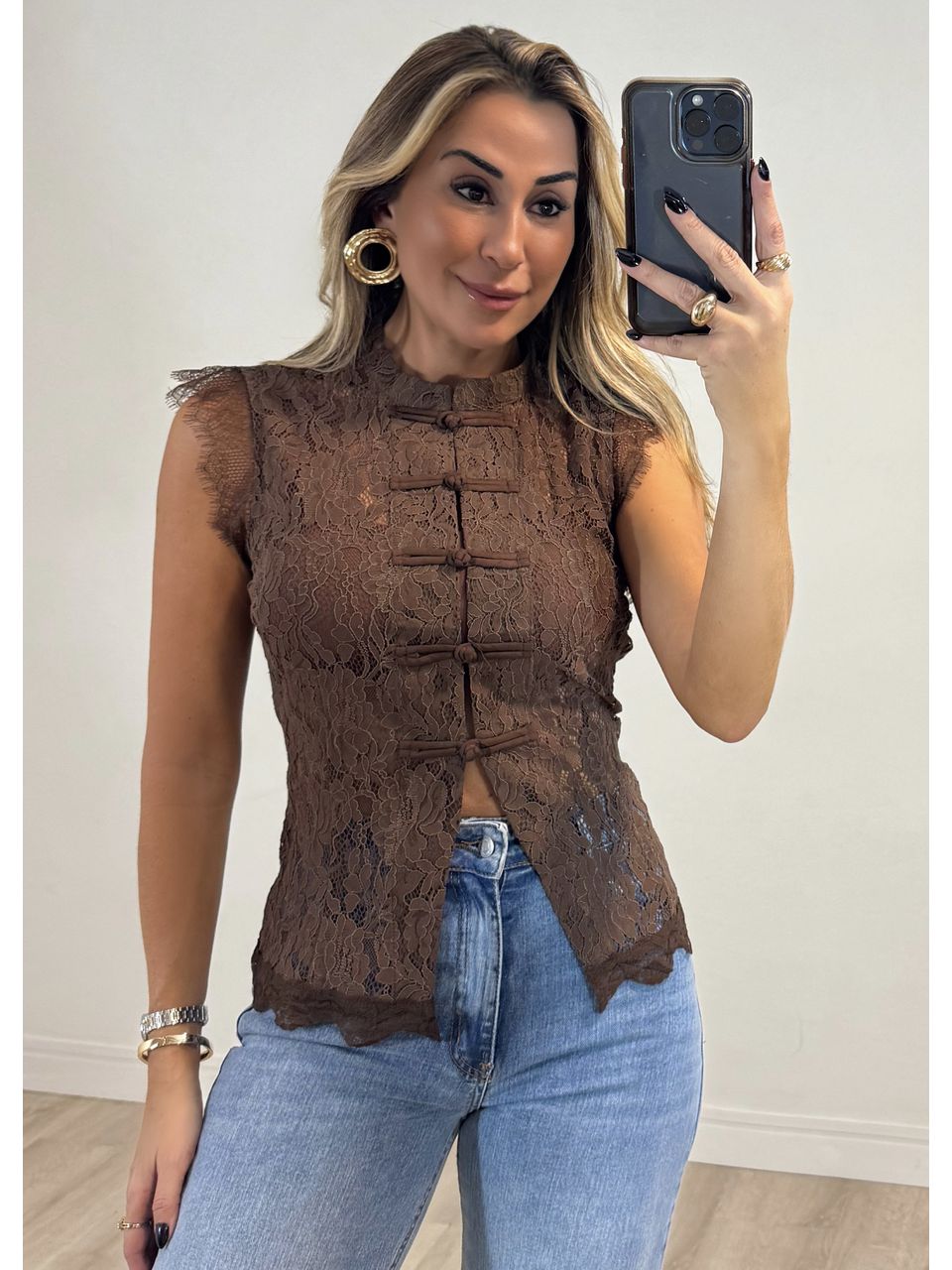 Blusa Renda Theodora