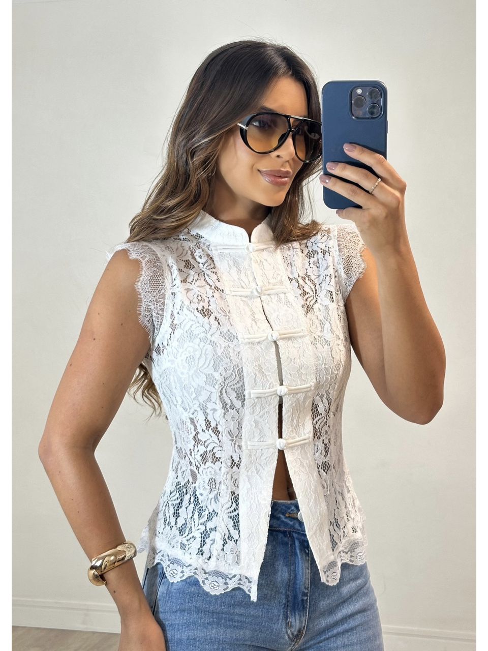 Blusa Renda Theodora