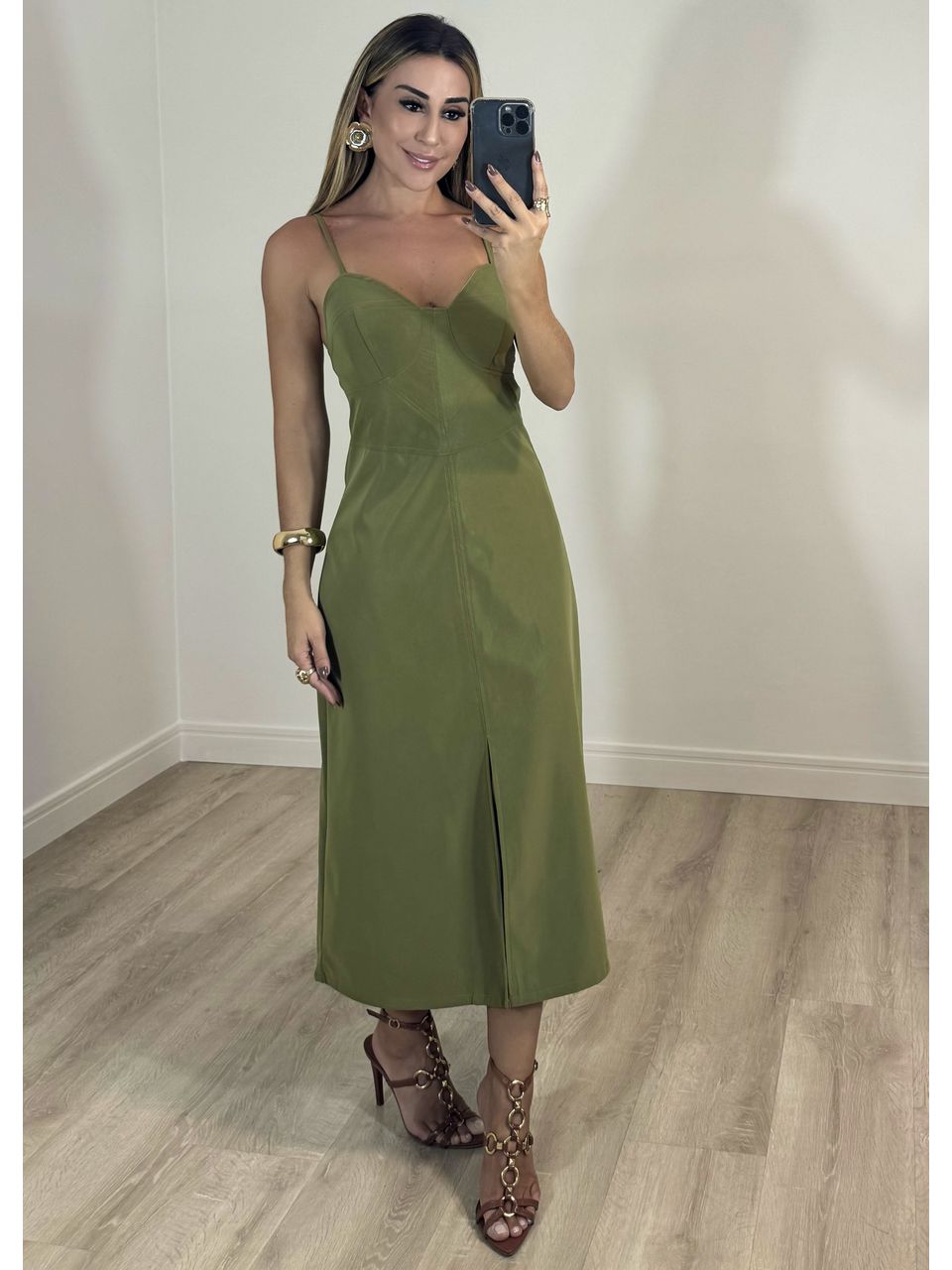 Vestido Suede Malu - 2224 - MADONNA BASIC