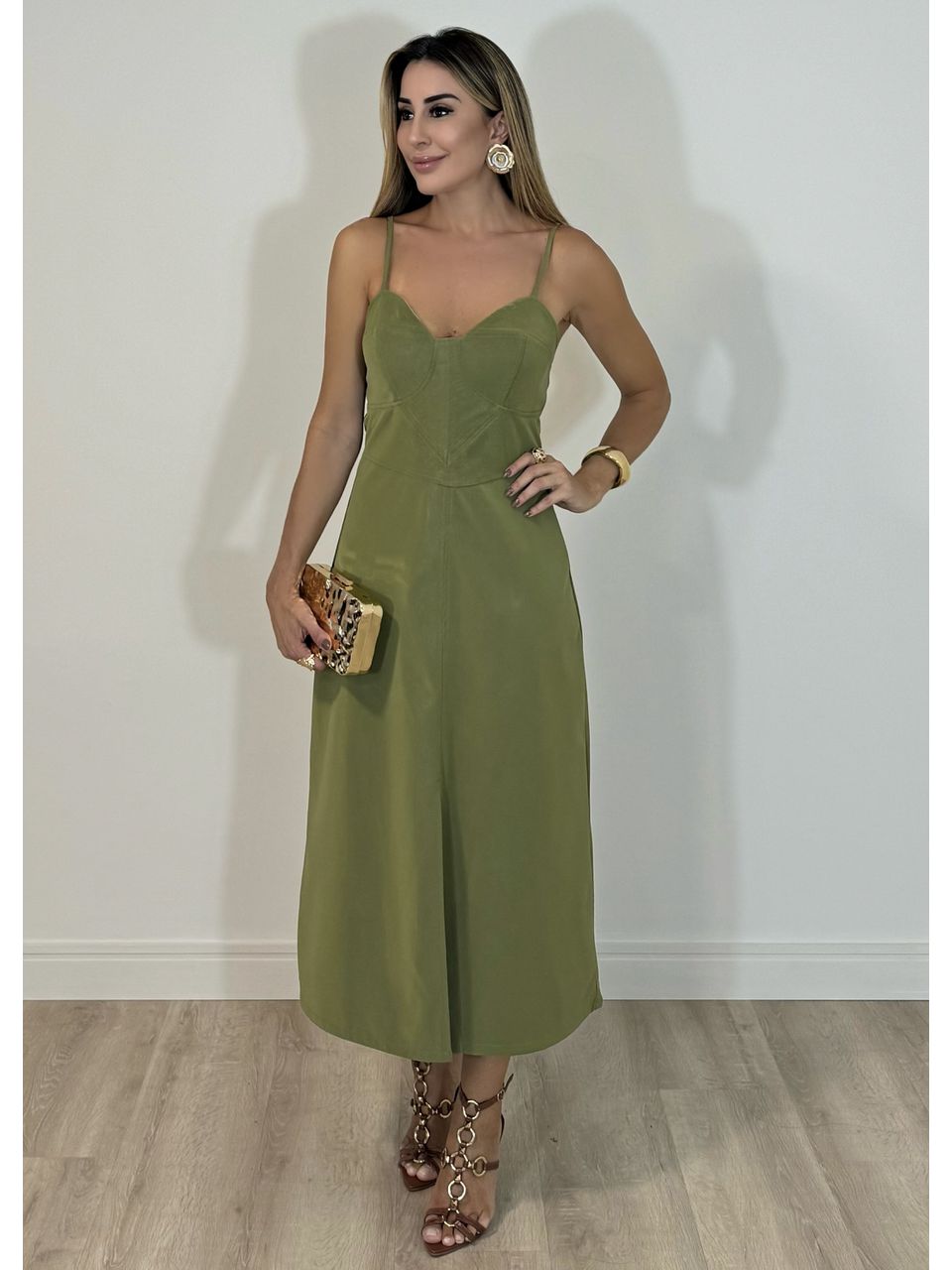 Vestido Suede Malu 