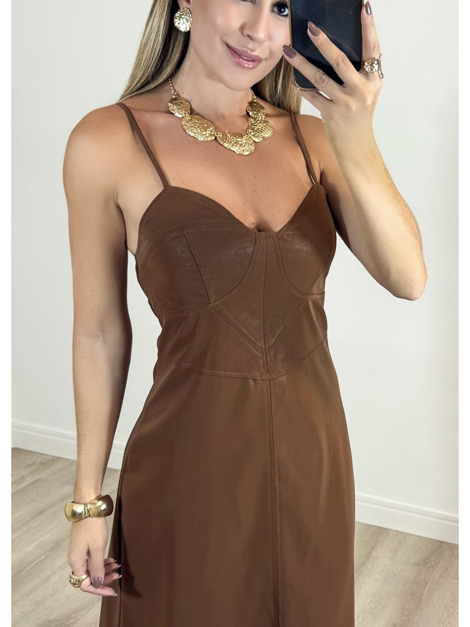 Vestido Suede Malu 