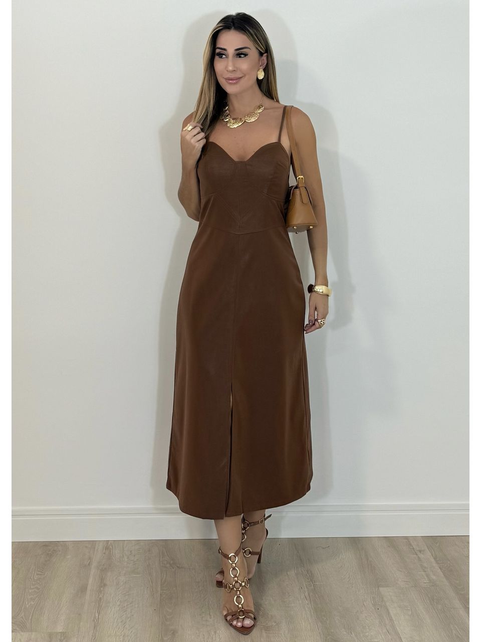 Vestido Suede Malu 