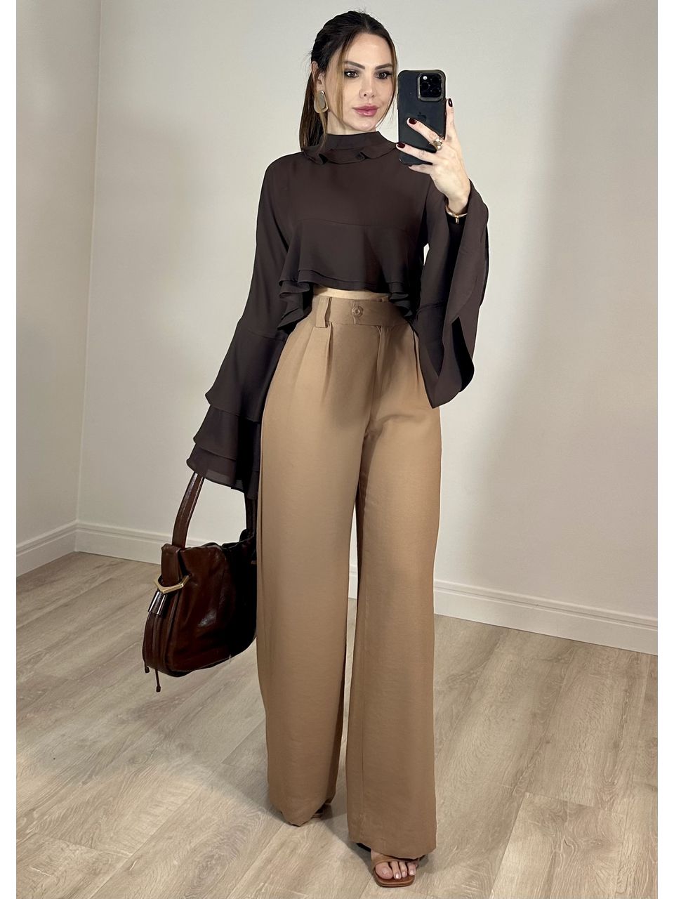 Calça Pantalona Lana