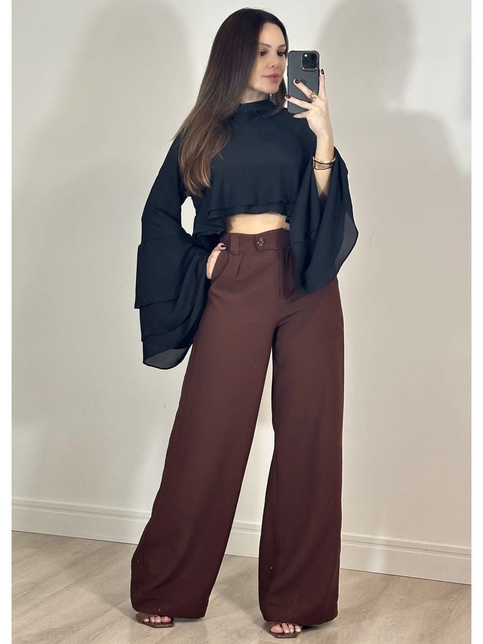 Calça Pantalona Lana
