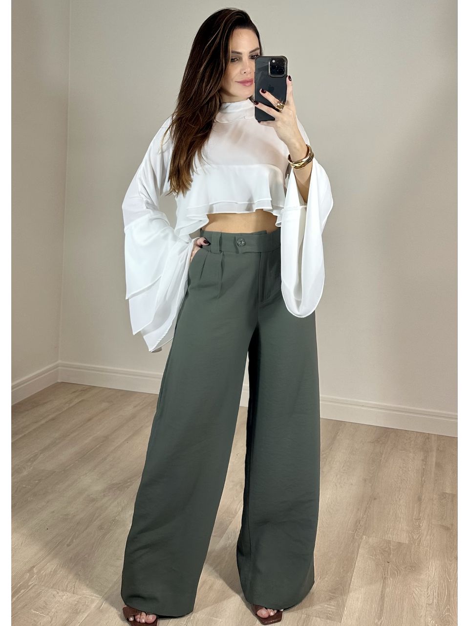 Calça Pantalona Lana 