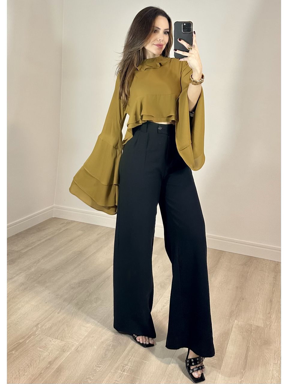 Calça Pantalona Lana