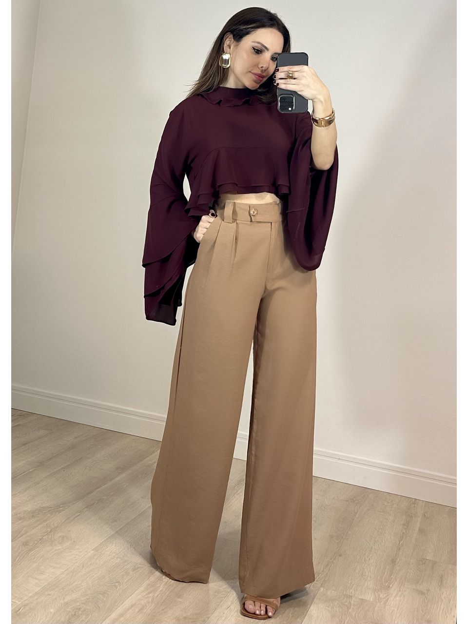 Calça Pantalona Lana