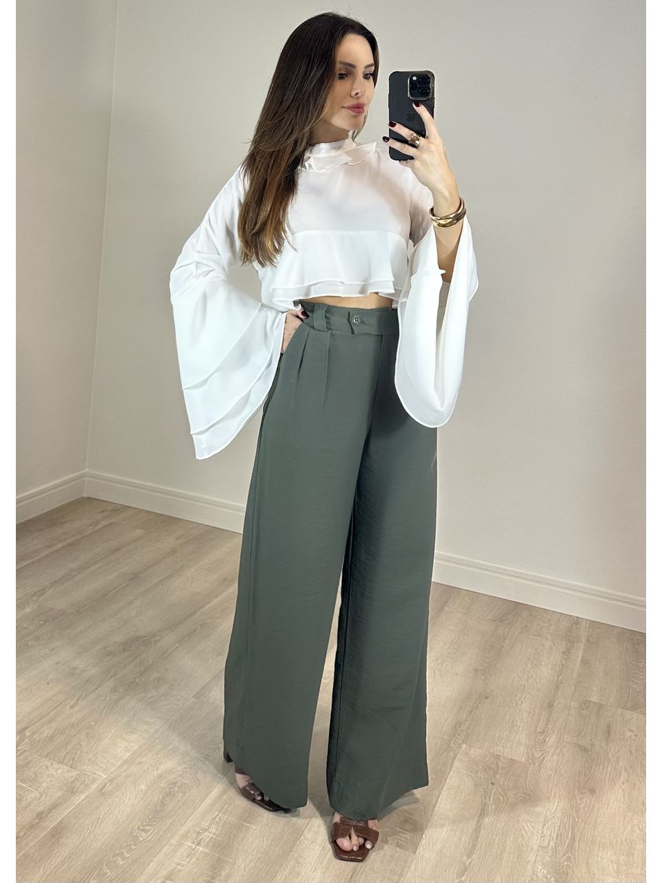 Calça Pantalona Lana 