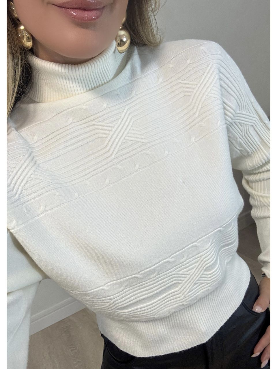 Blusa Tricot Gola Chicago 