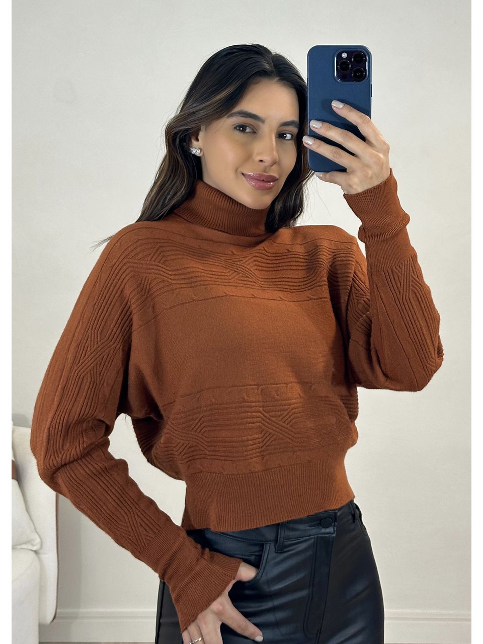 Blusa Tricot Gola Chicago - 5097 - MADONNA BASIC