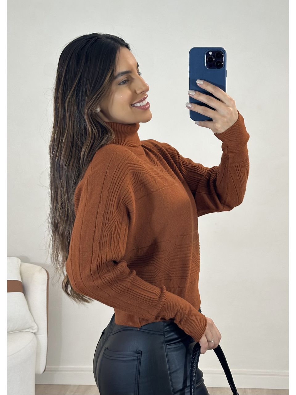 Blusa Tricot Gola Chicago