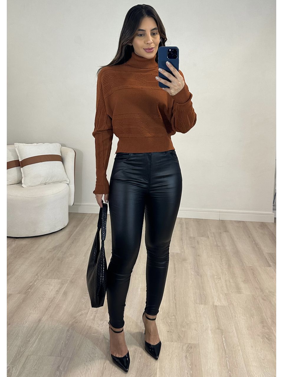 Blusa Tricot Gola Chicago