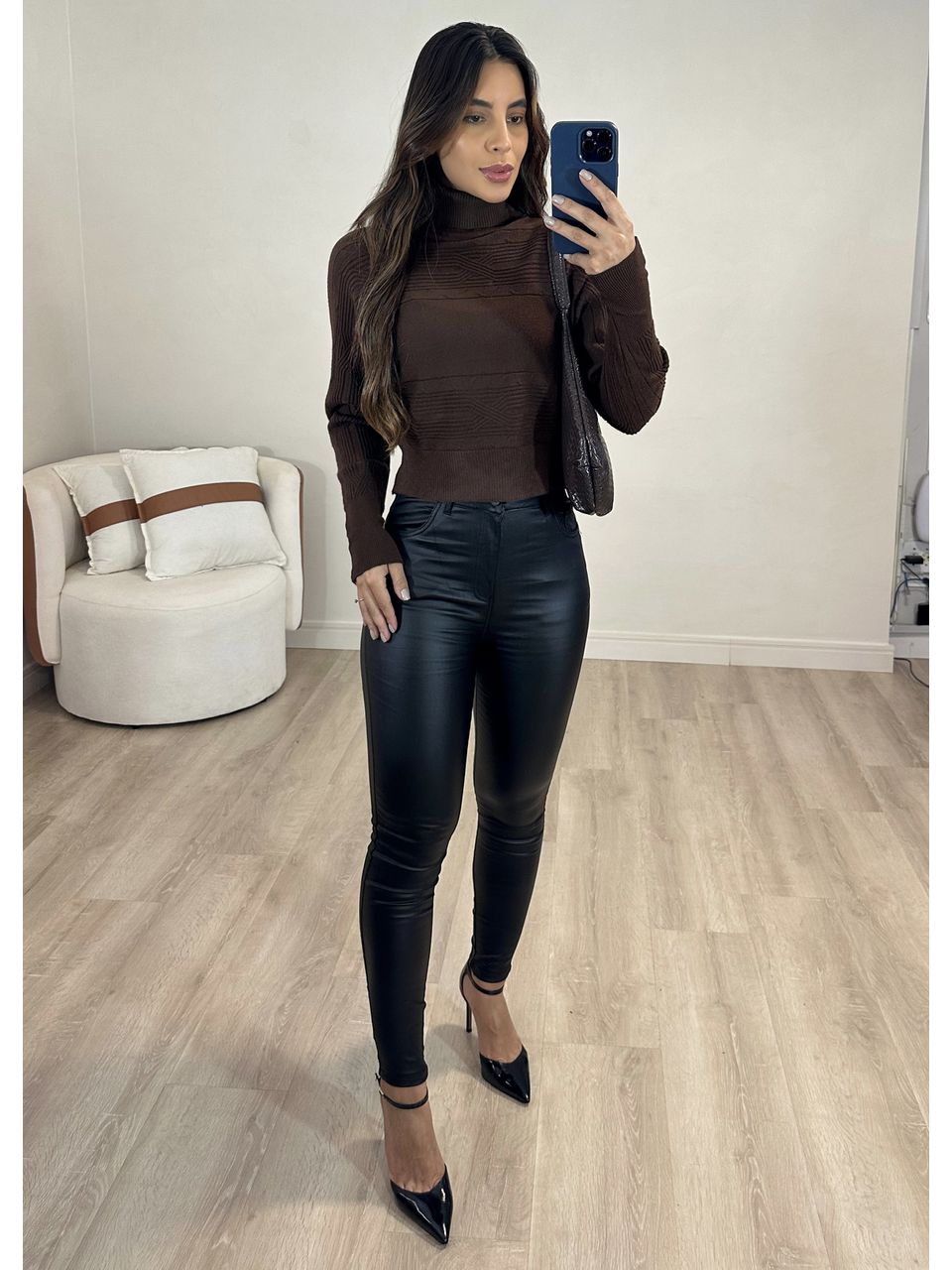 Blusa Tricot Gola Chicago
