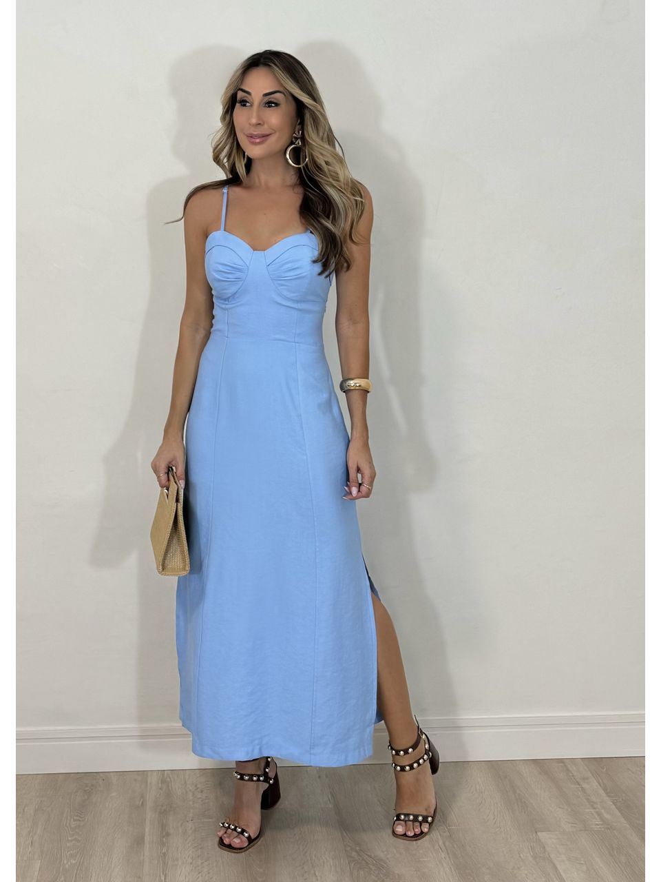 Vestido Midi Santorini - 3375 - MADONNA BASIC