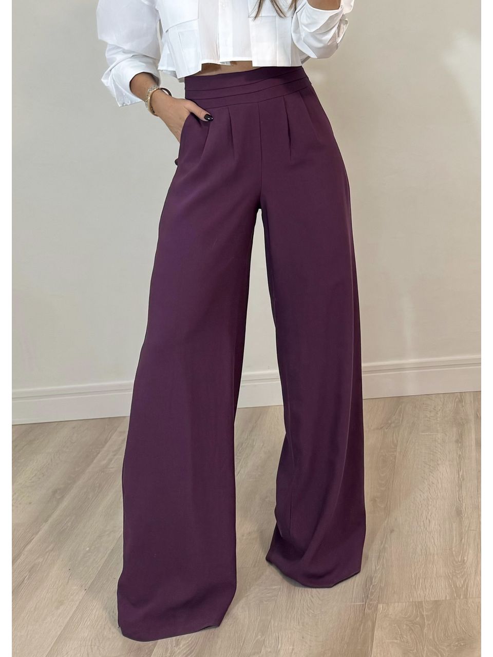 Calça Pantalona Elis - 4384 - MADONNA BASIC
