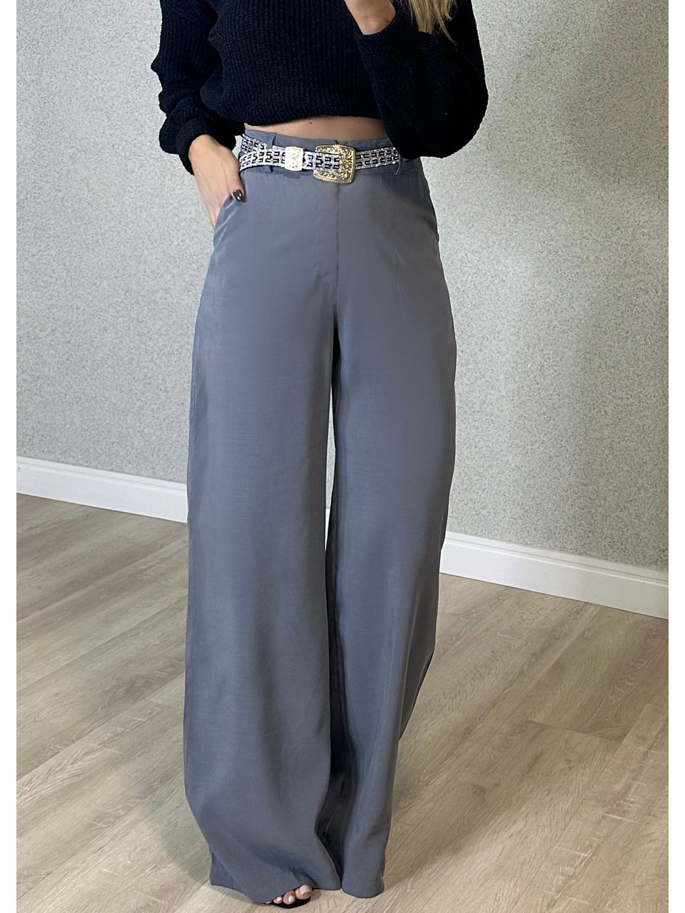 Calça Pantalona Tencel Beatriz - 2746 - MADONNA BASIC
