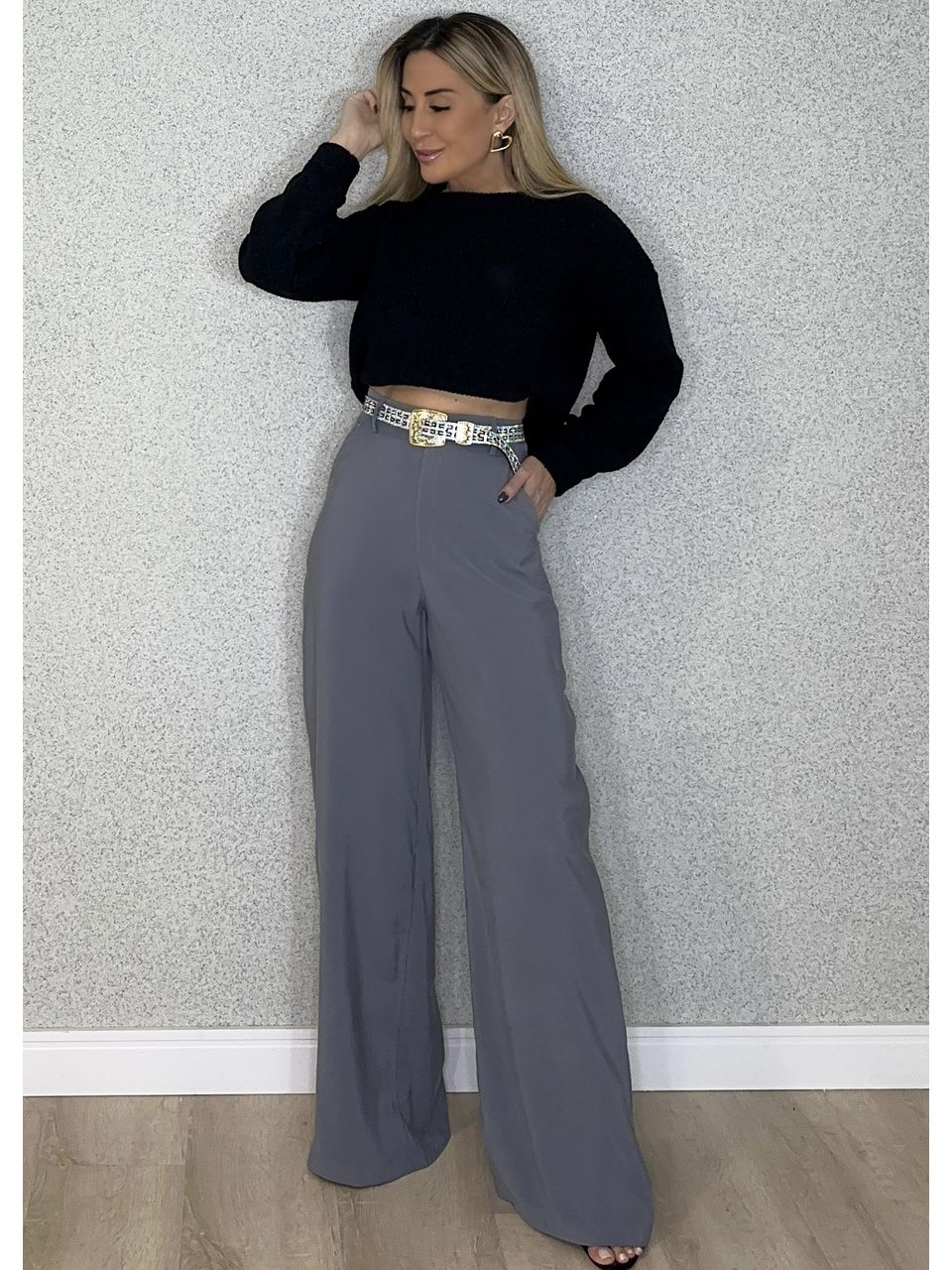 Calça Pantalona Tencel Beatriz