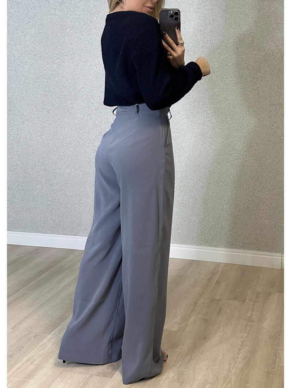 Calça Pantalona Tencel Beatriz