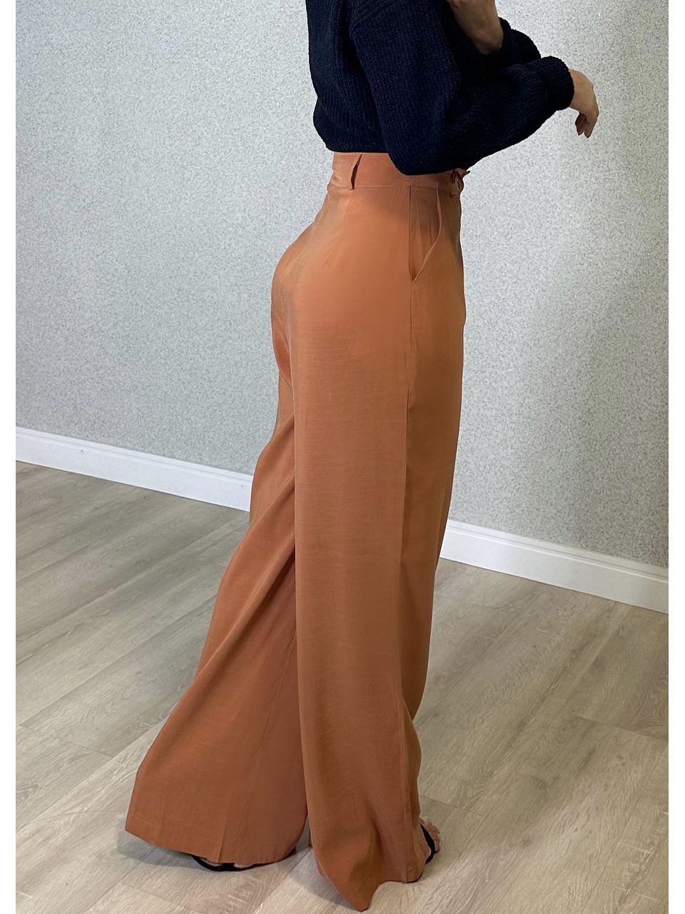 Calça Pantalona Tencel Beatriz