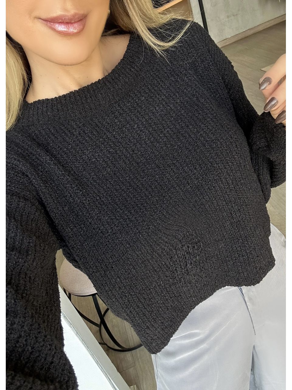 Blusa Tricot Mousse