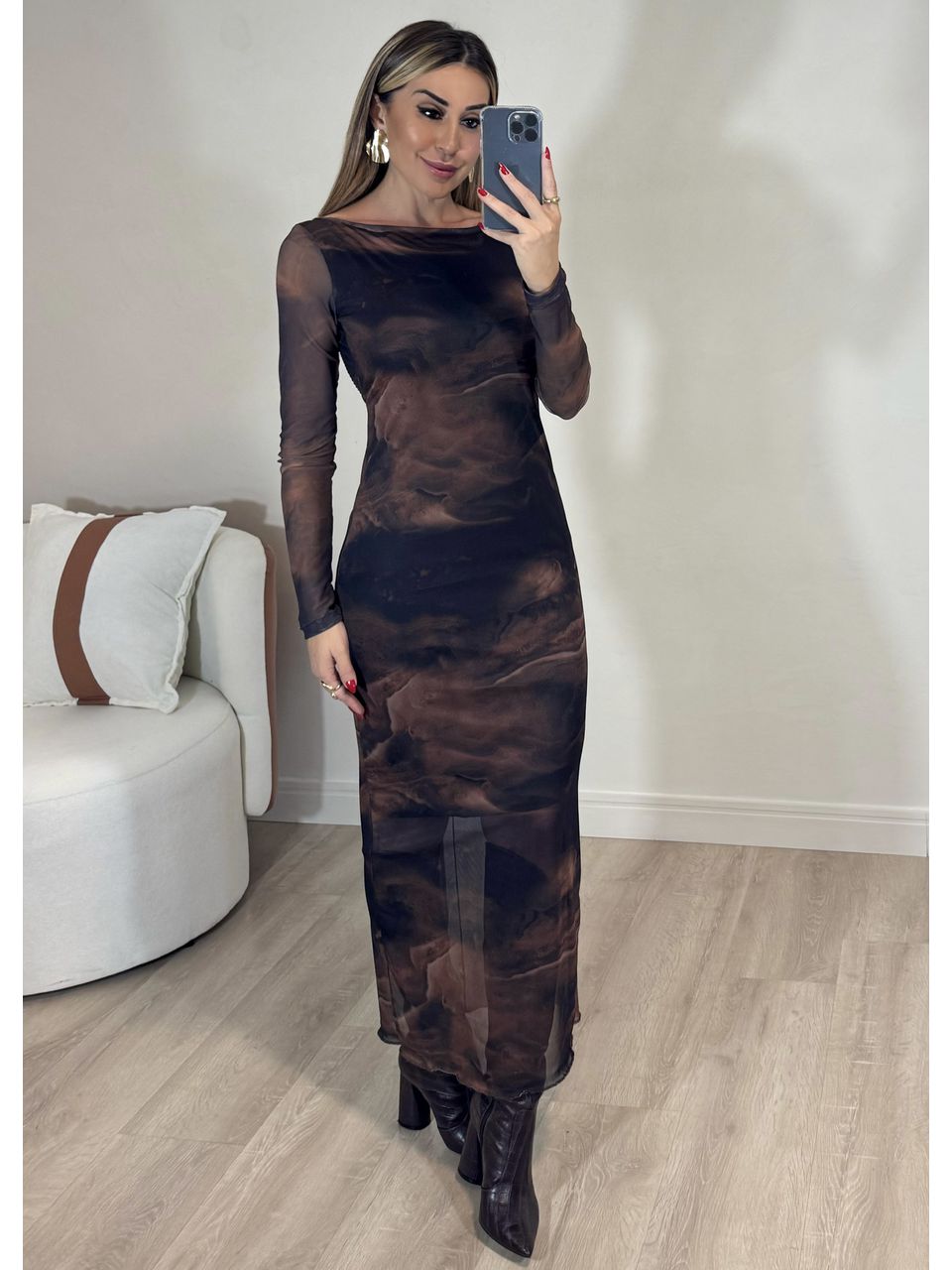 Vestido Tule Atacama - 2524 - MADONNA BASIC