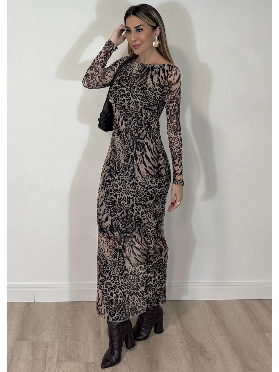 Vestido Tule Píton 