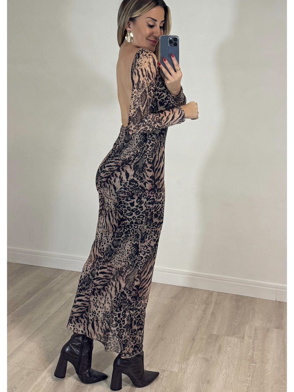 Vestido Tule Píton 