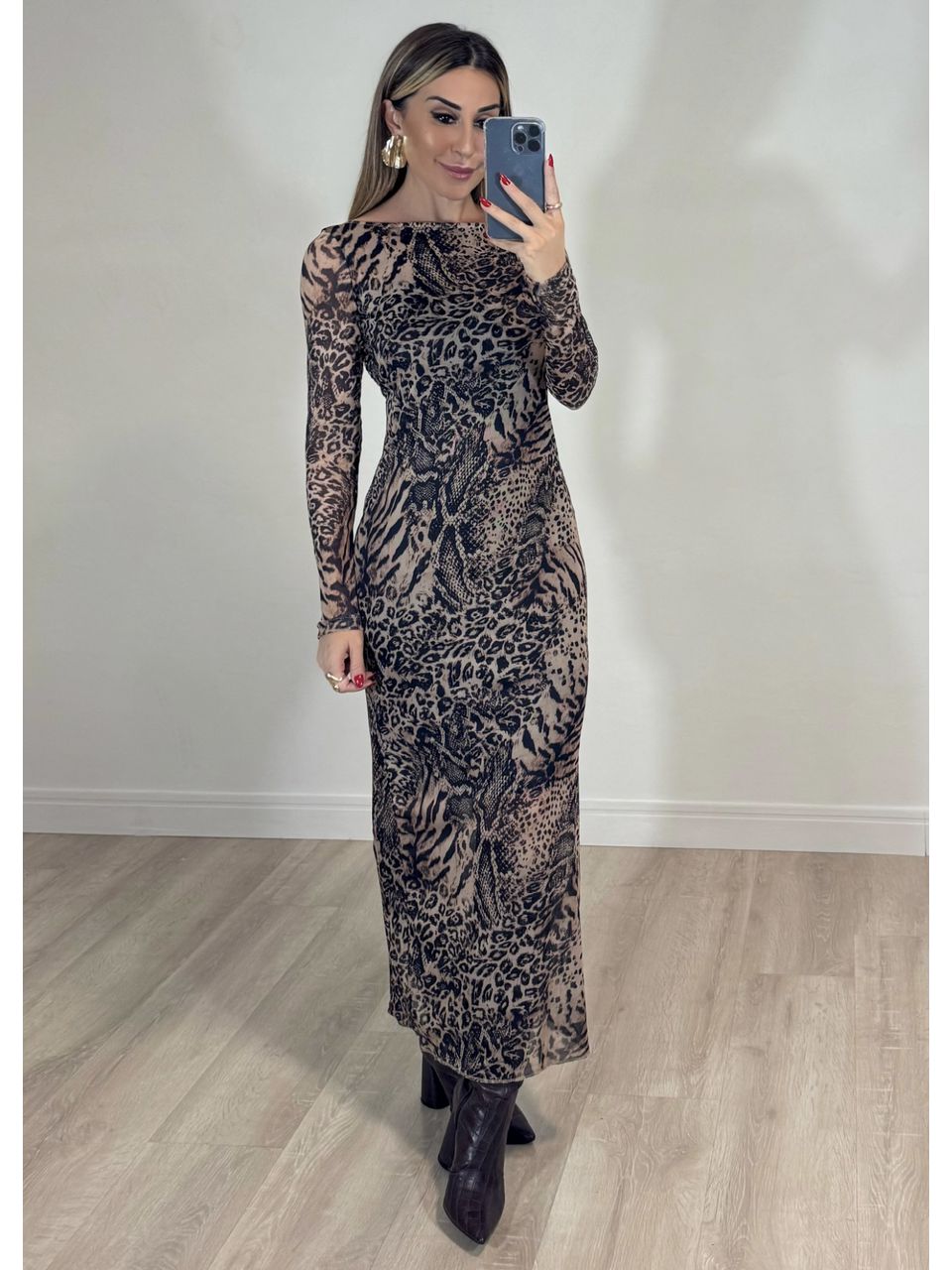 Vestido Tule Píton - 2523 - MADONNA BASIC