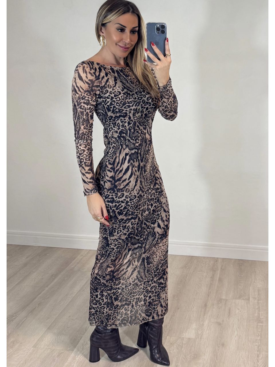 Vestido Tule Píton 
