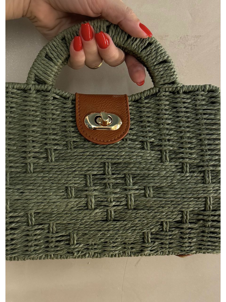 Mini Bag Quadrada Verde