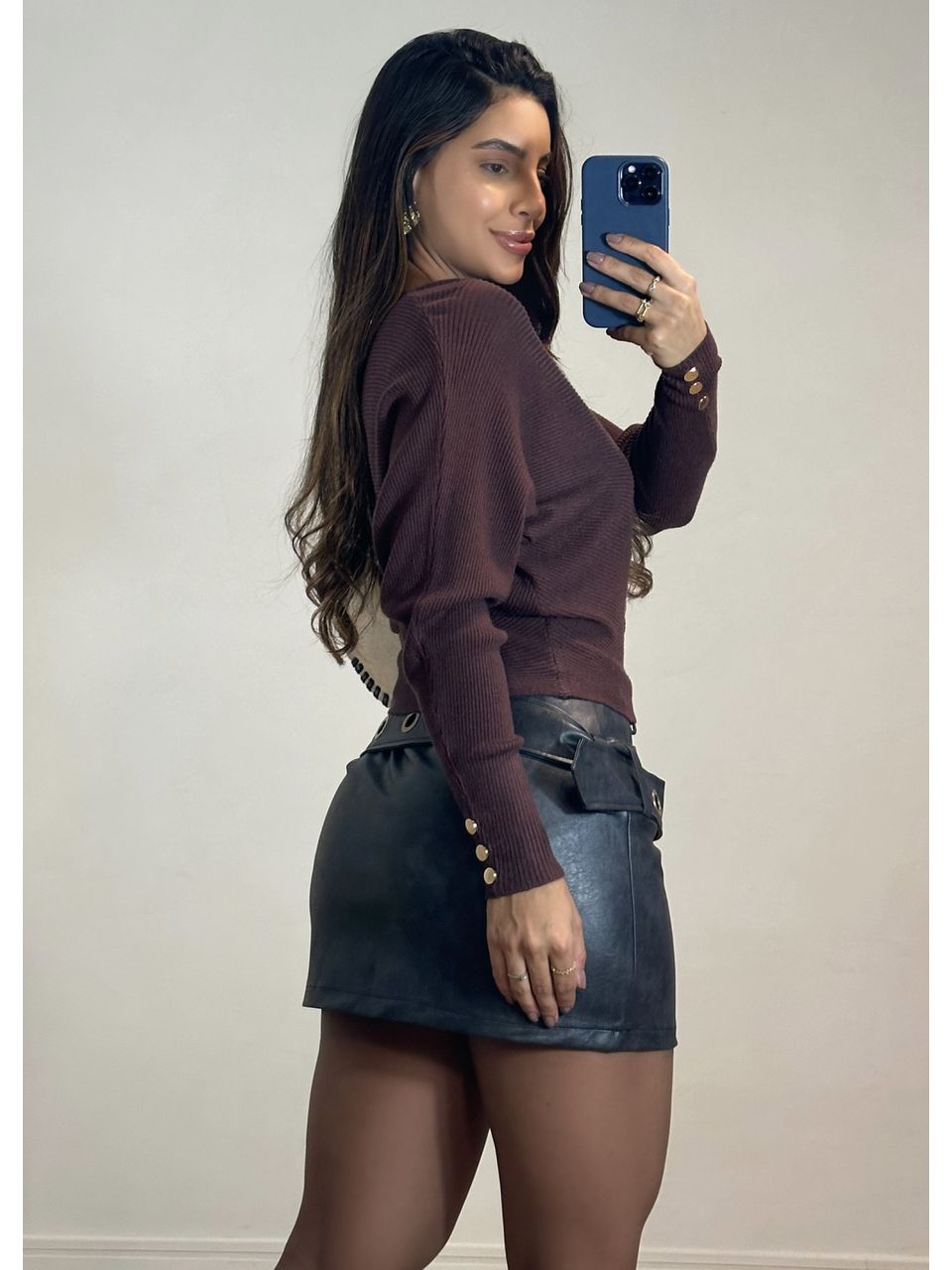 Saia Courino com Cinto