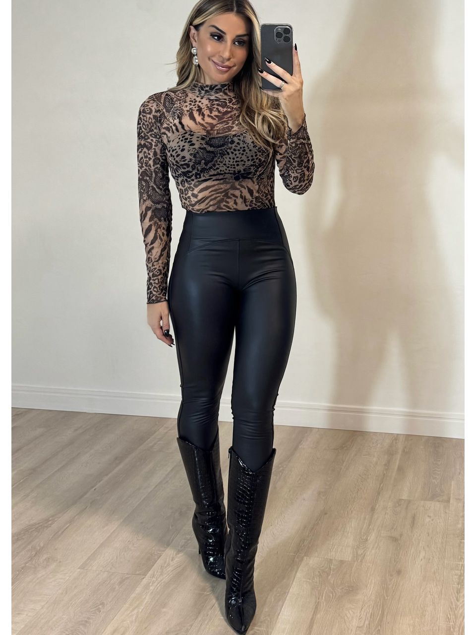 Calça Skinny Courino - 2462 - MADONNA BASIC