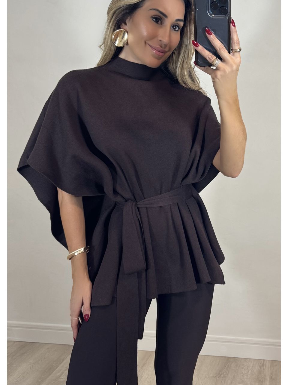 Blusa Capa Modal
