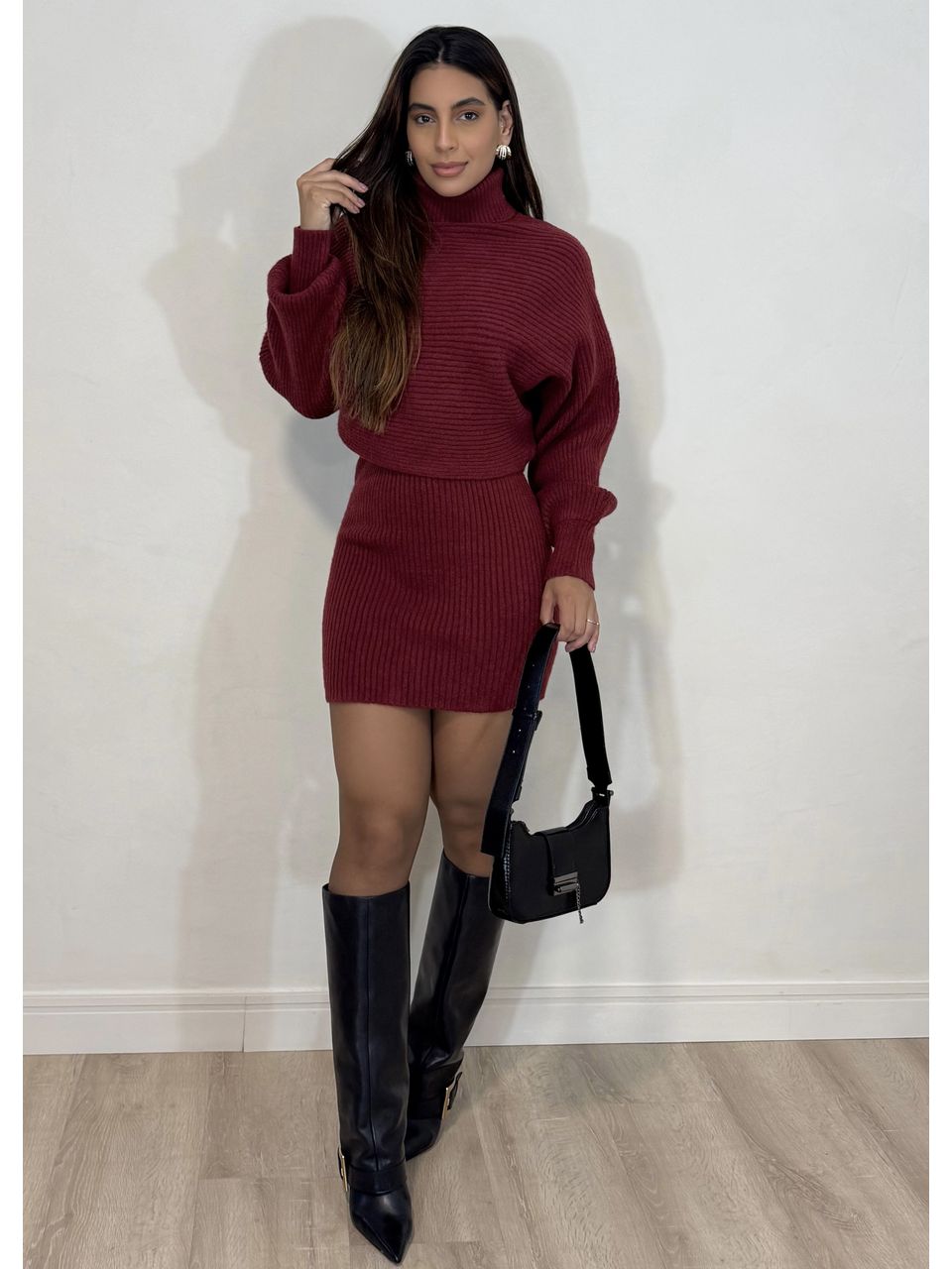 Conjunto Saia Tricot Mousse - 4476 - MADONNA BASIC