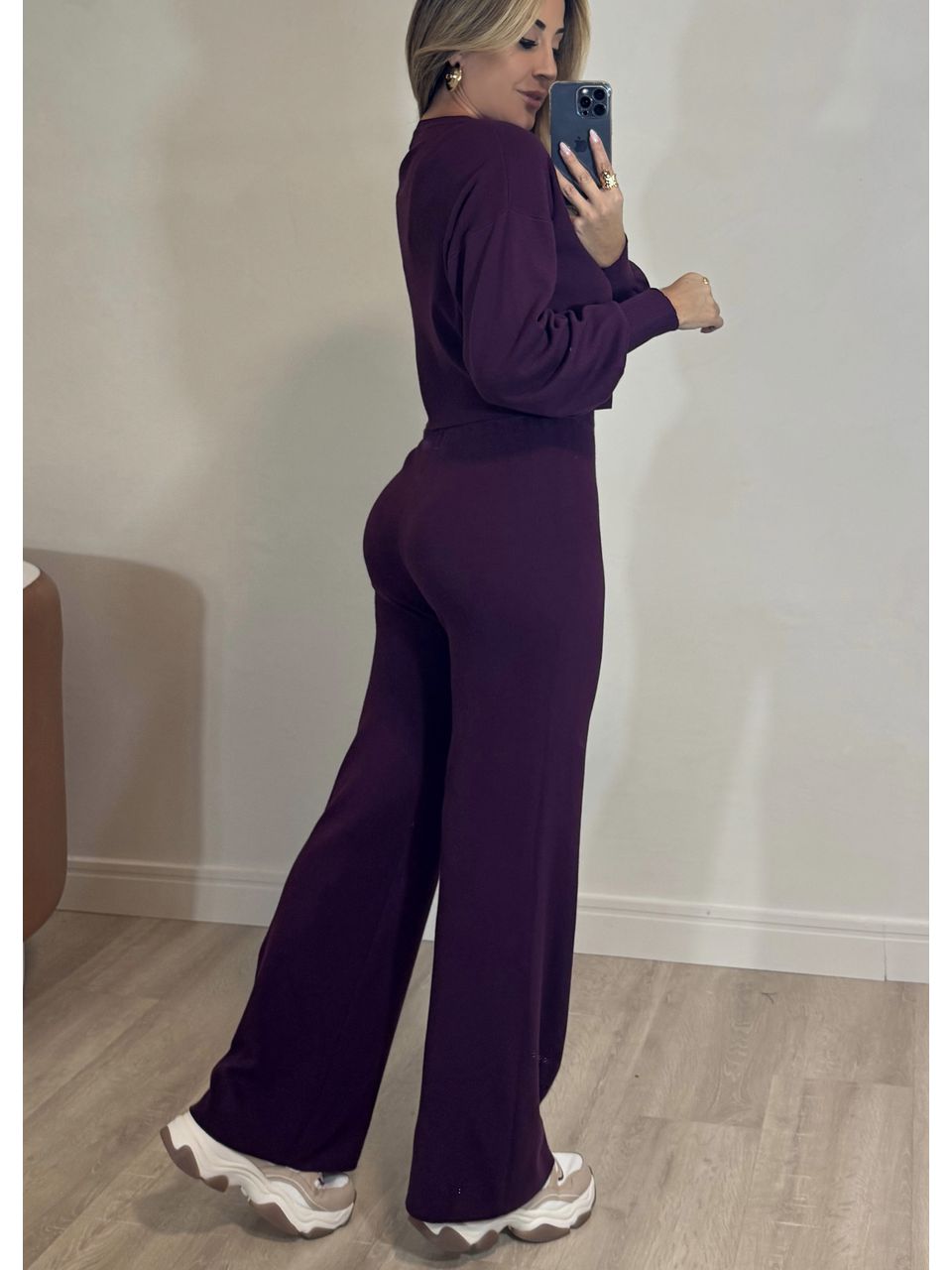 Conjunto Tricot Escócia