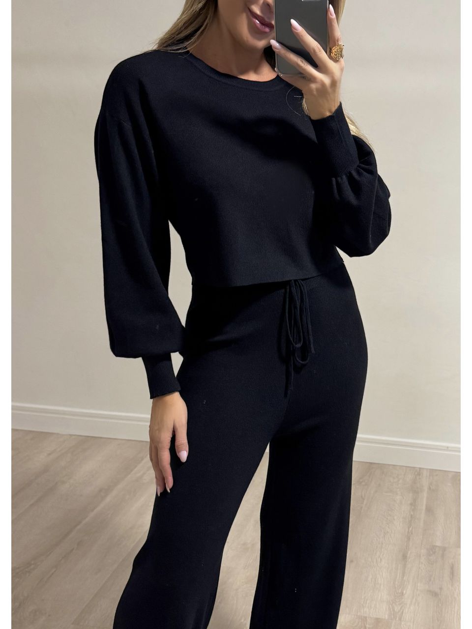 Conjunto Tricot Escócia